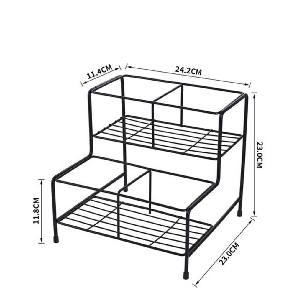 Suporte para exibição de garrafas de xarope, porta-vinhos para bar, prateleiras de metal para armazenamento, organizador de temperos, porta-especiarias para armário, bancada de café