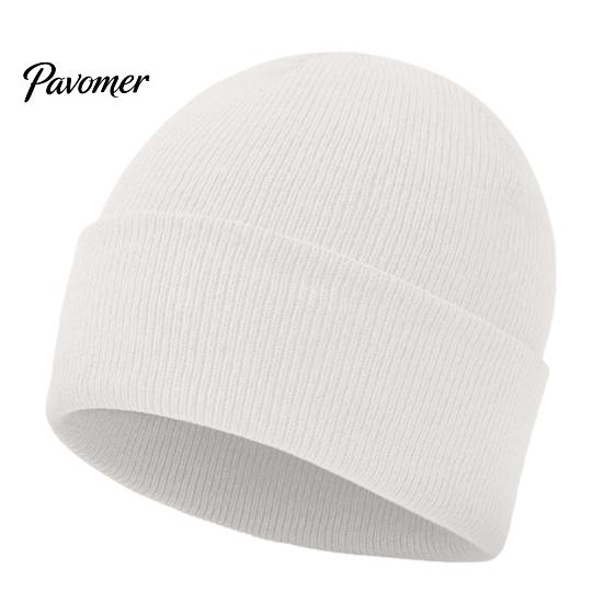 Windproof Knit Cap Knitted Winter Hat, Unisex Thick Thermal Skull Cap, Cozy Fashionable Daily Warm Hat for Men Women Outdoor Hiking Jogging