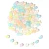Acrylic Translucent Candy Color Heart & Star Beads, 100 Pieces/Pack, DIY Bracelets Small Pendants.