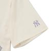 New MLB T Shirt Korean Style Unisex Ecru 3ATSI0124-50CRS