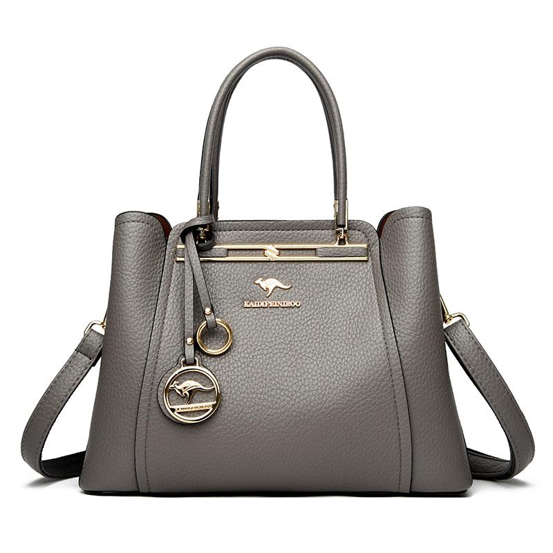 Luxury Women Designer 3 Layers Shoulder Crossbody Sac Ladies Large Capacity Leather Handbags