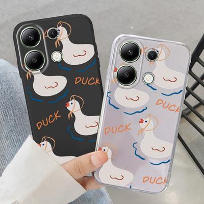 Cartoon Patterned Soft Silicone Case For Samsung A55 M35 S24 Xiaomi Redmi Note 13 Pro iPhone 15 Huawei Honor Realme Camera Protective Shockproof Cover