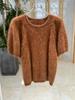 26 A/W Cashmere & Silk Wool Brushed Puff Sleeve Short-Sleeve Pullover