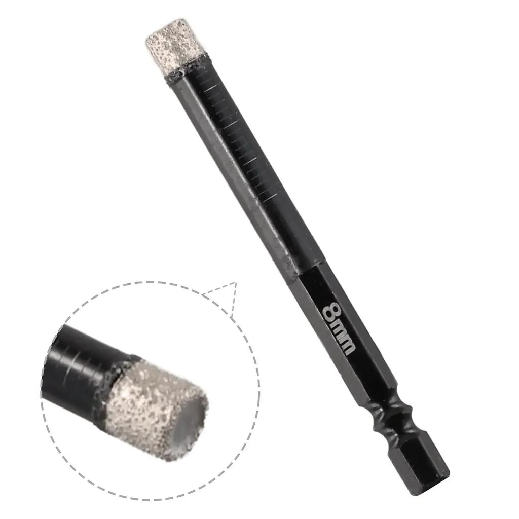 2222222222 6-12mm Hex Handle Vacuum Brazed Diamond Dry Drill Bits Ceramic Tile Hole Saw Marble Granite Cup Saw Hole Opener