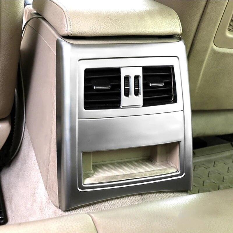 Fibră de carbon ABS Ieșire de aer condiționat spate pentru mașină Capac anti-kick Decorare cadru Accesorii auto pentru BMW Seria 3 E90 2005-12