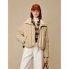 Inman Women's Stand-Collar Textured Duck Down Jacket