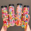 Colorful Hair Flower Clips for Babies & Toddlers - Small Hairpin & Claw Clip Accessories for Girls