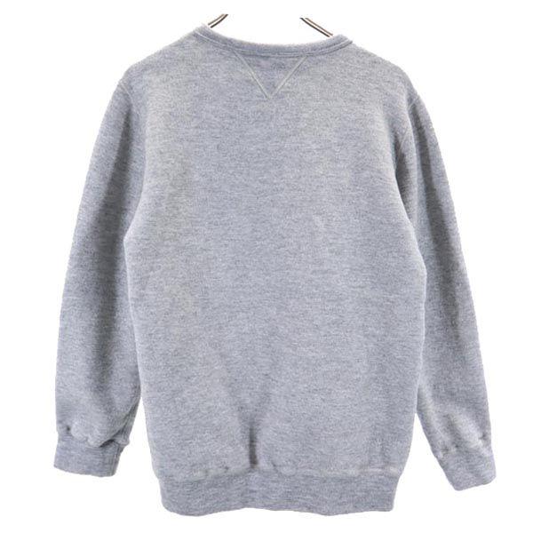 Yetiua Made In Japan Long Sleeve Trainer S Gray Sweatshirt Fleece Lining Men's Used