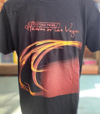 Cocteau Twins Zespół Heaven Or Las Vegas czarny T-shirt z krótkim rękawem Unisex T-shirt