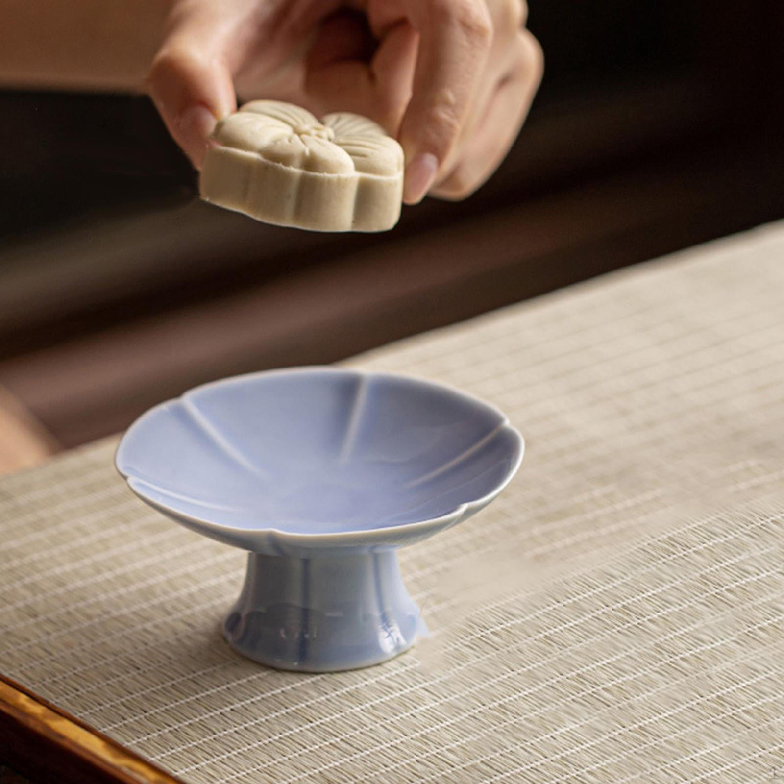 

Керамическая подставка для торта, фруктовница, поднос на ножке для десертного стола и вечеринки Purple