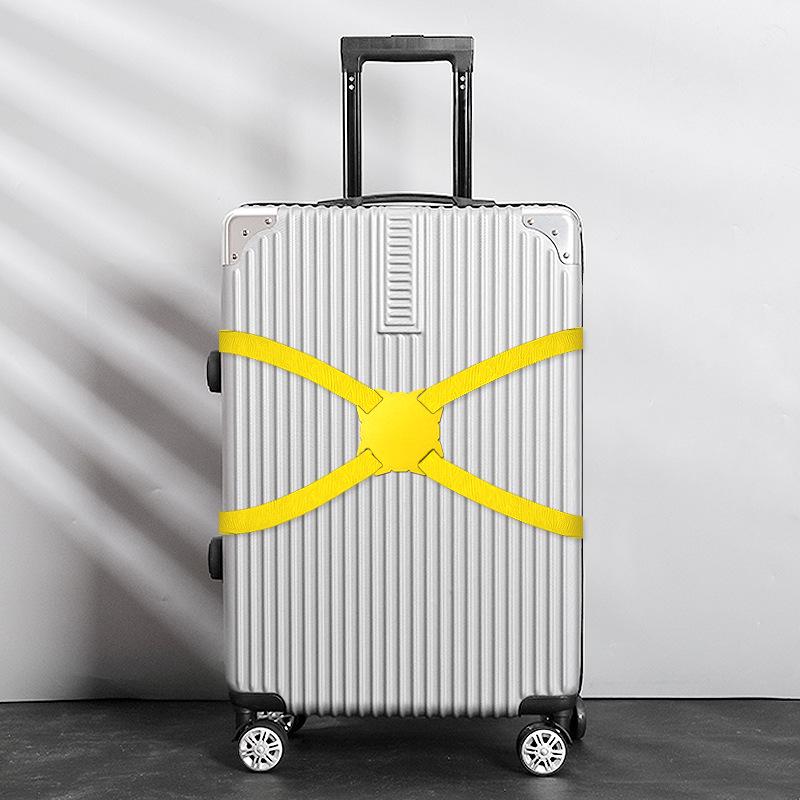 Cross-Border Elastic Luggage Strap - 8-Shaped Anti-Drop Suitcase Fastener.
