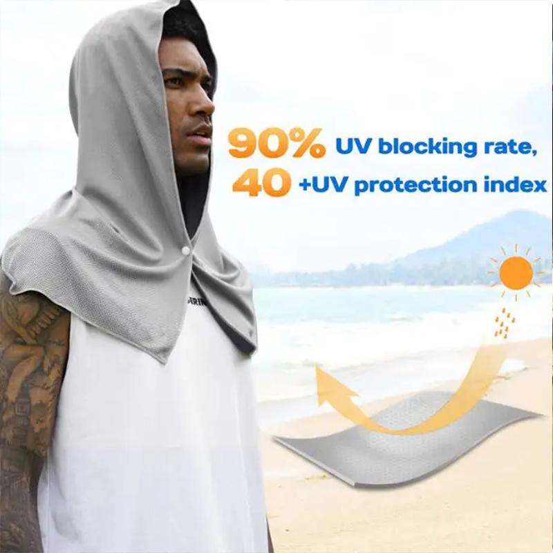 2026 Summer New Arrival Cooling Beach Shawl Sun Protection Breathable Uv Protection Sun Hat