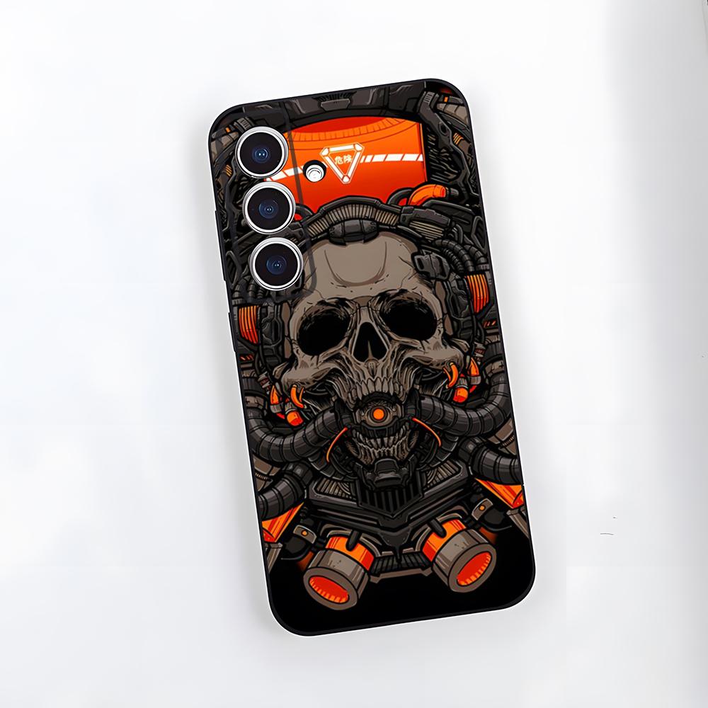 Skull Horror Patterns Phone Case For Samsung A25 A13 A33 5G A54 A36 A35 A56 A52 A14 Shockproof Soft Cover