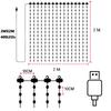 400LED 256led Wifi APP Controlled Christmas Curtain Lights Window DIY Wedding Garland String Lights Indoor Outdoor Decor 2025