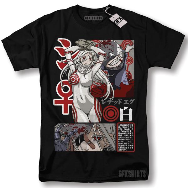 Deadman Wonderland Shiro Shirt Waifu Anime Manga Cosplay T-Shirt Unisex T-Shirt XXL