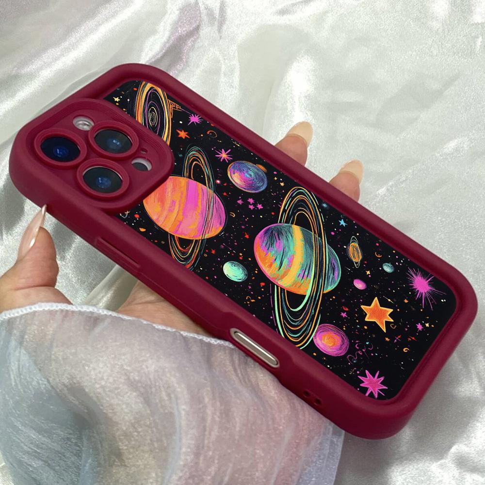 JT223 Darkness Art Black Drawing for iPhone 17 16 15 Pro Max Samsung S26 S25 Ultra A17 A16 A07 A56 A15 A06 Xiaomi 15T Redmi 15c 14C Soft TPU Case