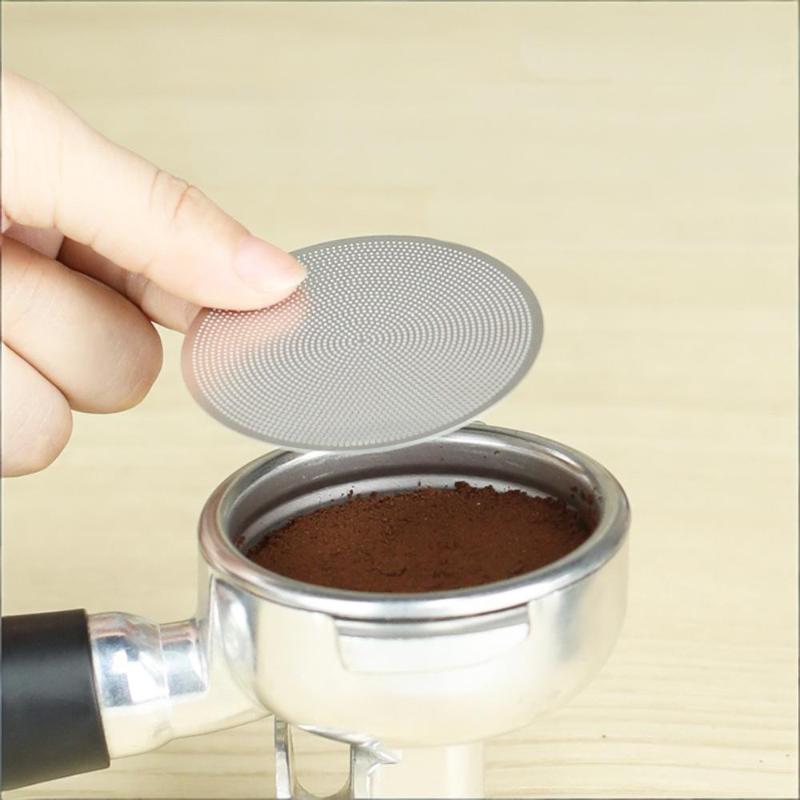 Espresso Filter Holder Set Includes 0.2mm Puck Sieve Fits 51 53 58.5mm Easy Cleaning for Baristas and Home