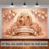 Sfondo 2D Buon 60° Compleanno Floreale Regalo Photo Booth