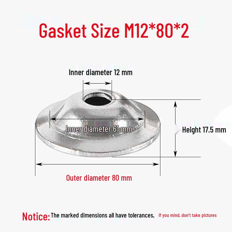 Stainless Steel Bowl-Shaped Adjustable Foot Washer for Pot Lids