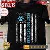 USA Flag Best Dog Dad Ever American Puppy Lover Paw T Shirt For Men Vintage Washed Designer Clothes Graphic Stylish Homme