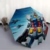 Gundam Mecha Automatic Open/close Umbrella, Heavy-Duty Iron Frame, Folding Portable Design, Travel, Everyday Use 195