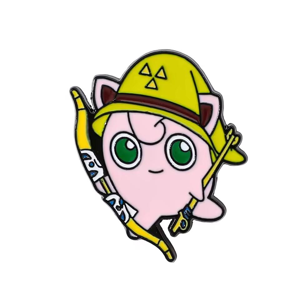Pokemon Enamel Pin Cute Anime Movies Metal Brooches Badges Children Lapel Pins for Backpack Brooch On Clothes Jewelry Pins
