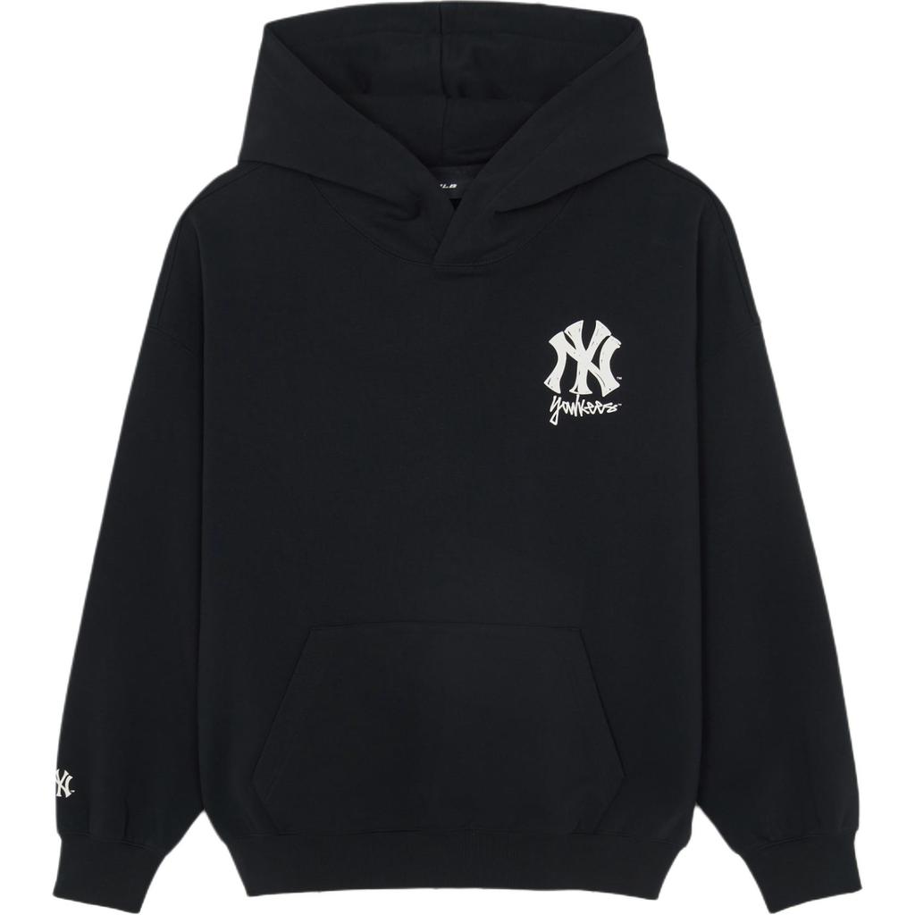 MLB New York Yankees Fashion Graffiti Print Hoodie Unisex hoodies Black 3AHDB0361-50BKS