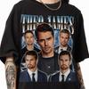 Retro 90s Theo James Bootleg Tričko Vintage Theo James 90s Košile Theo James Vintage Filmové Rapové Tričko