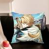 For Varka G-Genshin-N Pillowcase Living Room Sofa Cushion Cover Bedroom Room Bed Pillow Cover Home Decoration