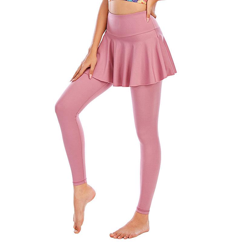 Pantaloni de Yoga cu Talie Înaltă cu Senzație Nudă și Efect de Ridicare a Feselor - Uscare Rapidă, Sport, Dans, Alergare.