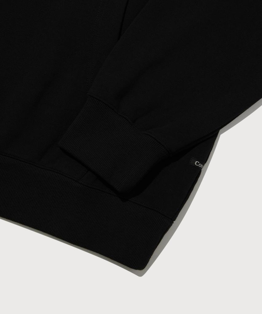 C Logo Hoodie Black
