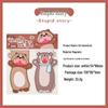 Yuezhen Cute Pet Adventure Graduation Gift: High-End Creative Magnetic Bookmark