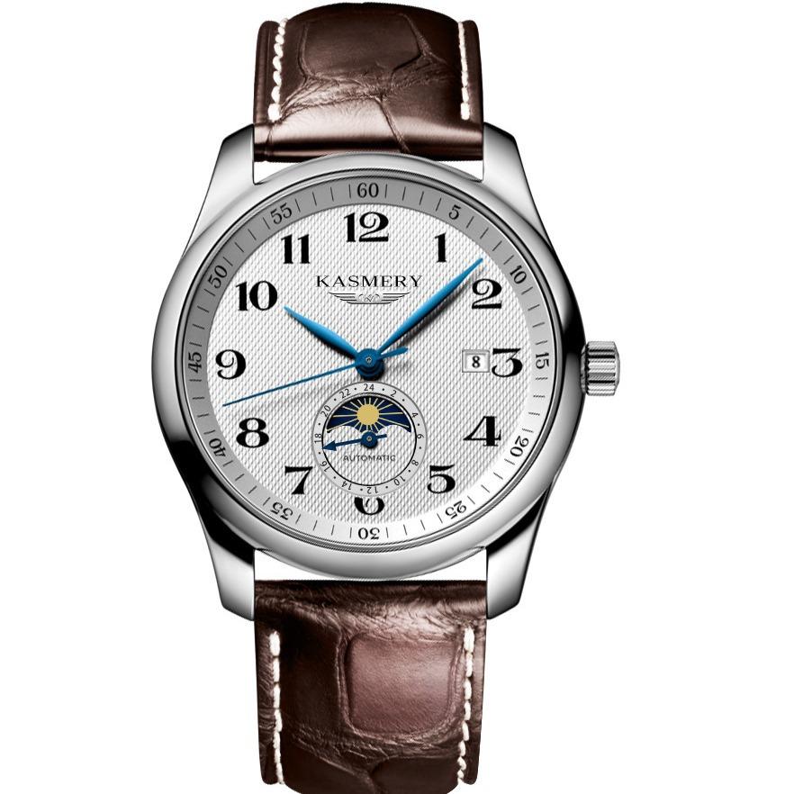 Ikay Men'S Watch Famous Craftsman Series Moon Phase Men'S Watch Multifunctional Waterproof Automatic Mechanical Watch