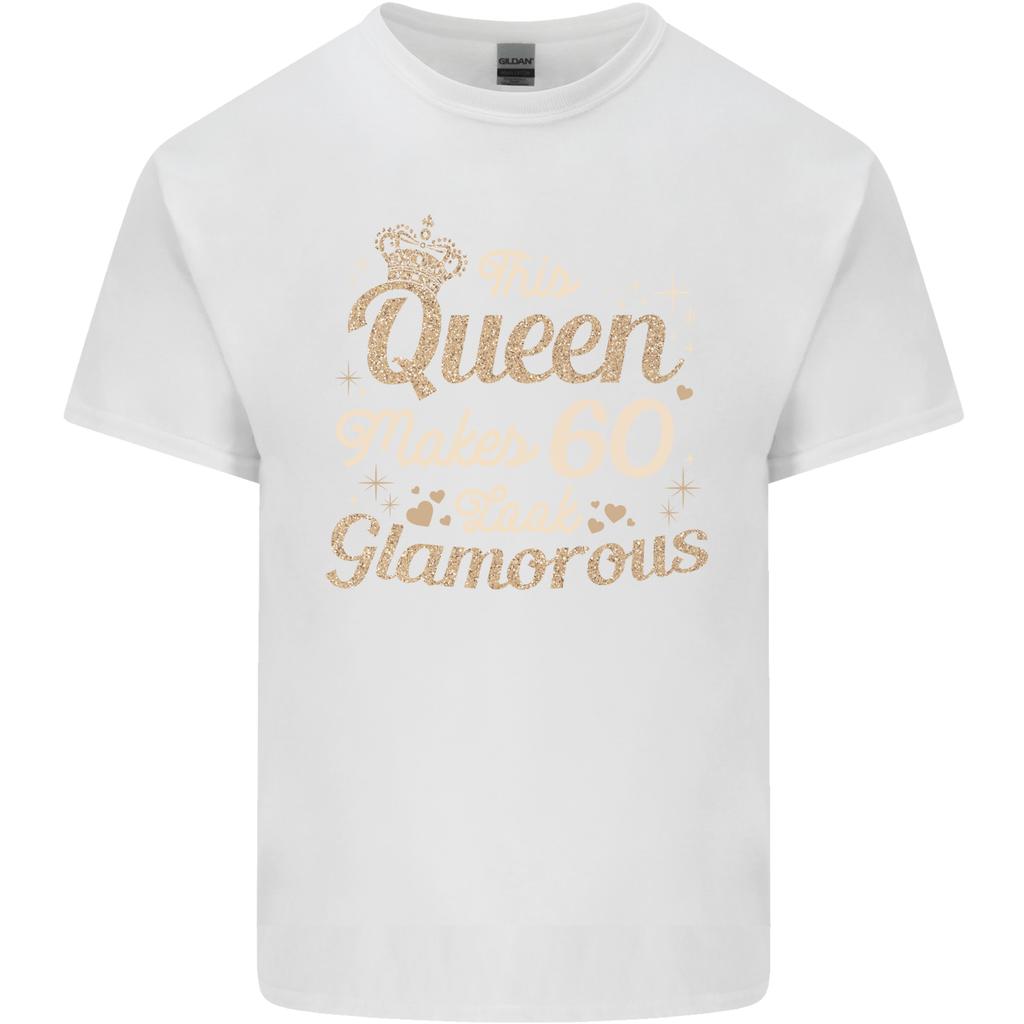 60th Birthday Queen Sixty Years Old 60 Unisexs Light Cotton TShirt