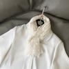 Retro Sunscreen Lace Shawl Versatile Neck Protection Scarf Literary Women's Lace Scarf