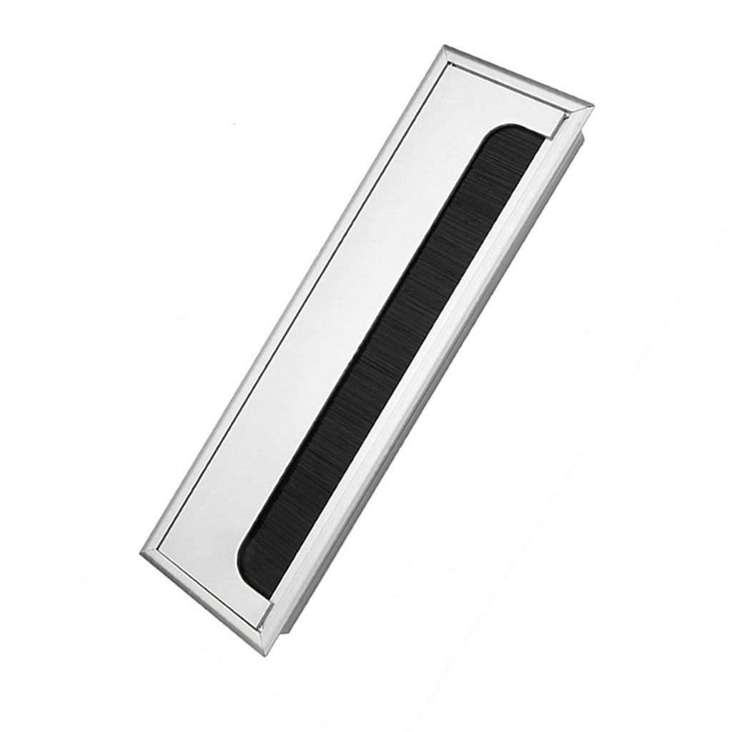 Quadratische Aluminium Schreibtisch Computer Draht Kabel ordentlich Outlet Einsatz Loch Top Abdeckung