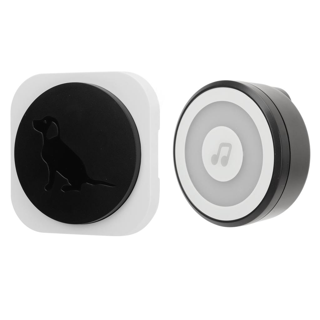 Wireless Pet Door  with Transmitter Receiver 4 Flashing Modes Touch Controll Dog Door