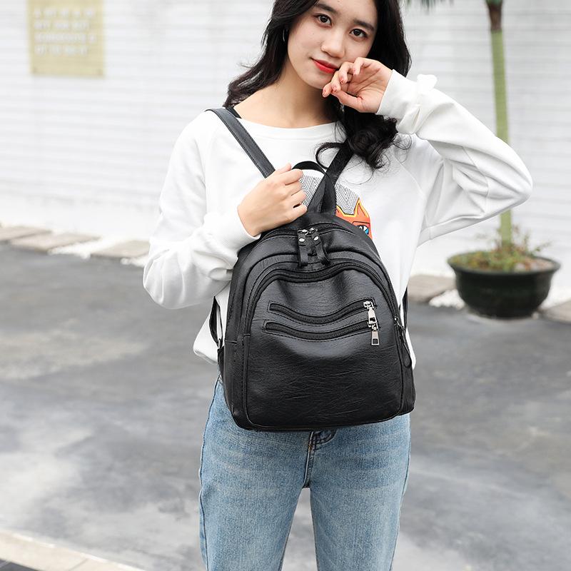 Backpack New Women's Fashion School Bag Large Capacity Travel