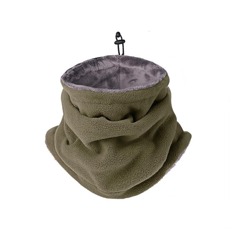 Yingbo Winter Cycling Scarf: Thick Fleece Neck Warmer & Windproof Dust Mask