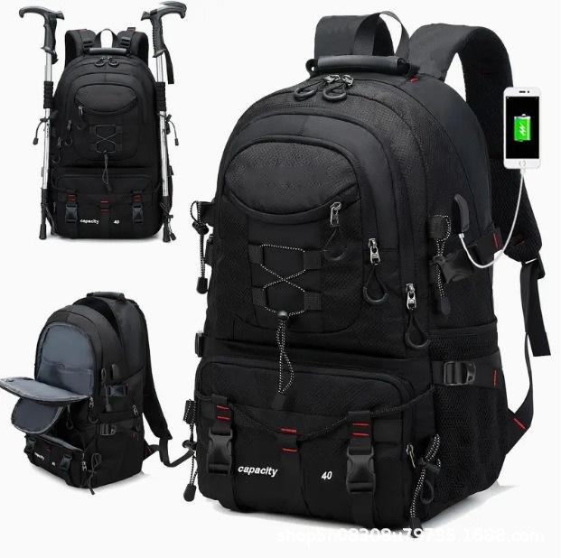Extra Large Capacity Men's Mountaineering Backpack - Travel & Outdoor Fashion