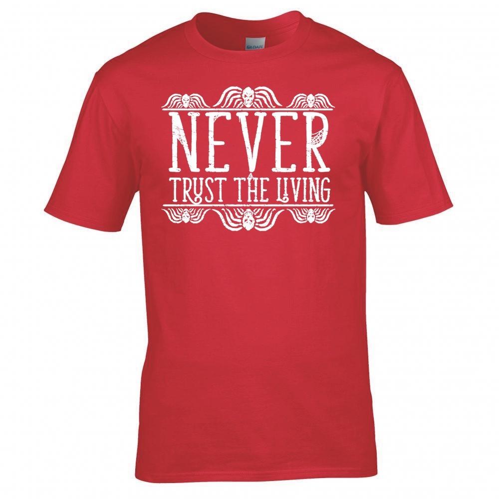 Beetlejuice Never Trust The Living Tshirt 2XL