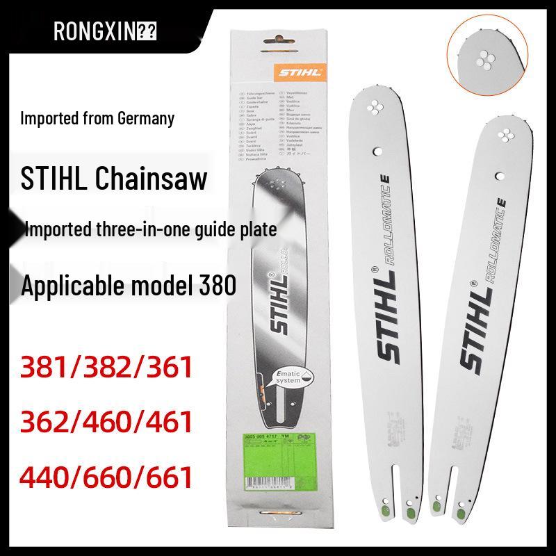 Stihl Chainsaw Guide Bar 3-in-1: Compatible with Models 381, 382, 461, 462, 250, 251, 170, 180.