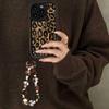 Leopard Print Lanyard Strap Rope Case For OnePlus 15 13 12 11 13T ACE 6 5 Nord 5 4 3 Lite 2 8T 10R Soft Silicone Cover