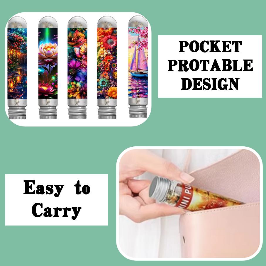 5 Packs Adult Mini Test Tube Puzzle Jigsaw Funny Educational Game Home Decor Birthday Halloween Thanksgiving Christmas Gifts