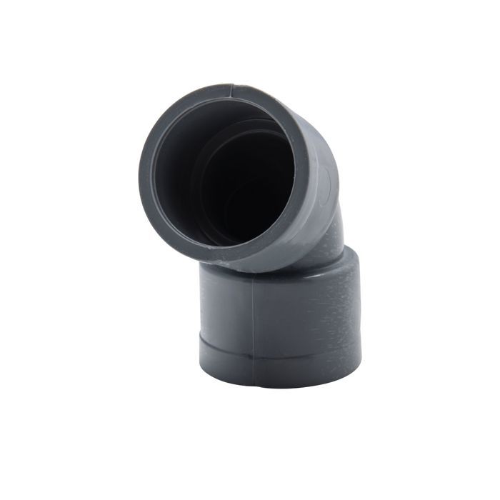 Coudes D'évacuation PVC Jardibric - Femelle/Femelle Ø32 - A Glissement