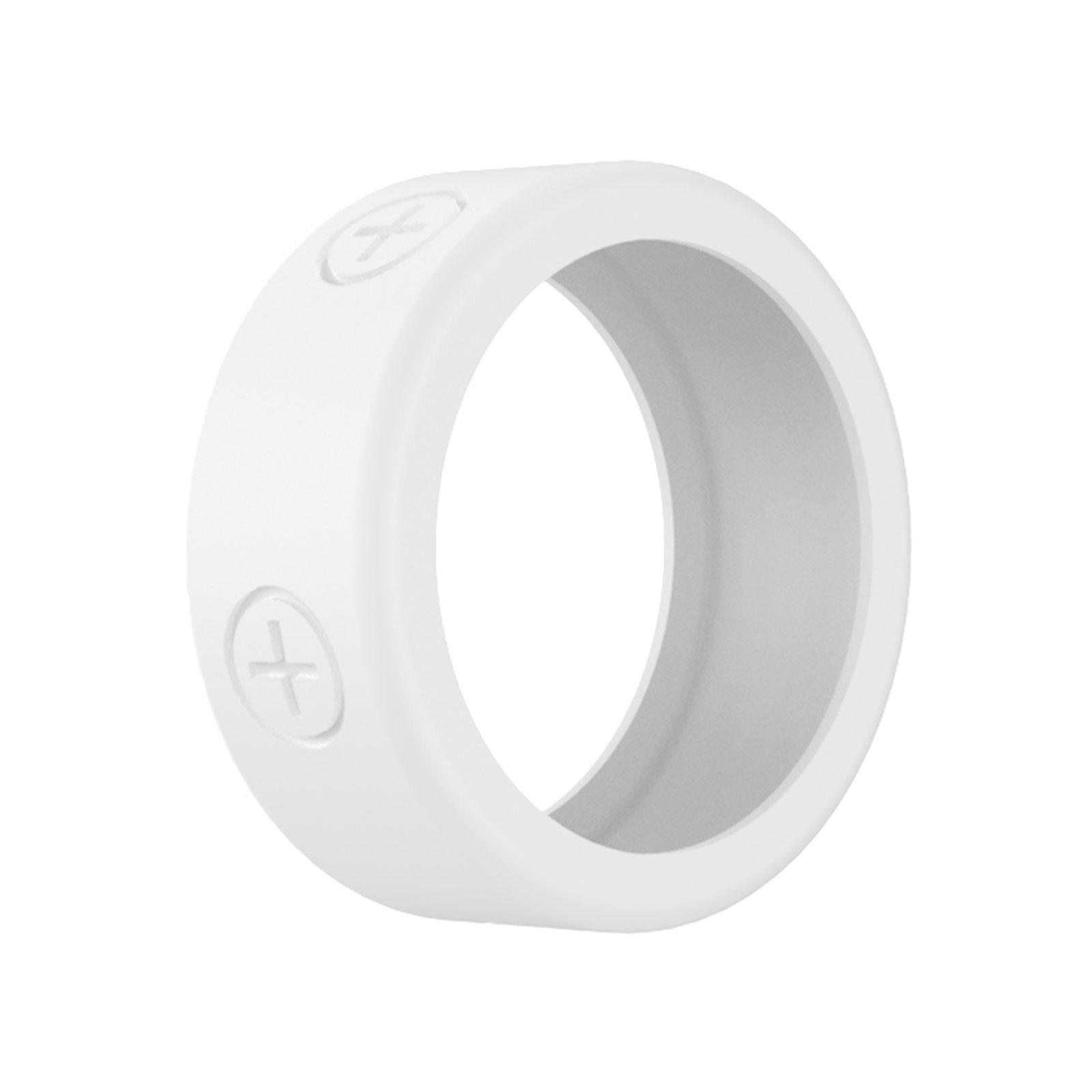 

Health Monitor Smart Ring Silicone Protective Case for Oura Ring Gen 3 AntiScratch Protector Ring Skin Cover B белый