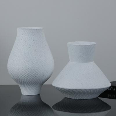 Modern Simple Resin Vase Ornaments Model House Sales Office Hotel Villa Living Room Study Stylish Soft Decorations
