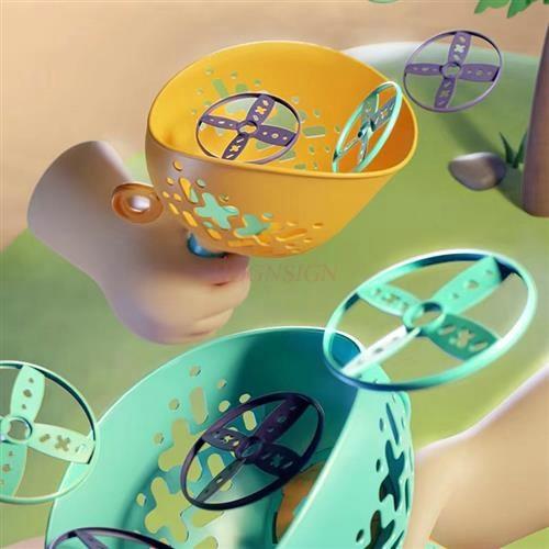 Children'S Outdoor Toys Catch Ball Pull Sports Bamboo Dragonfly Parent-Child Interaction