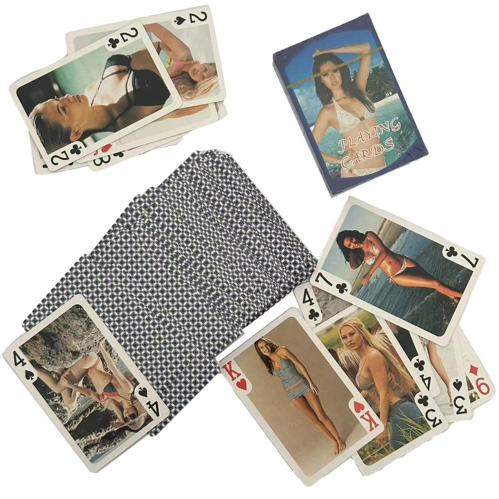 1 Deck Bikini Badeanzug Schönheiten Spielkarten, Poker - für Erwachsenenunterhaltung Geschenke
