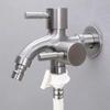 Stainless Steel Washing Machine Faucet Antiseptic Garden Water Tap  Irrigation